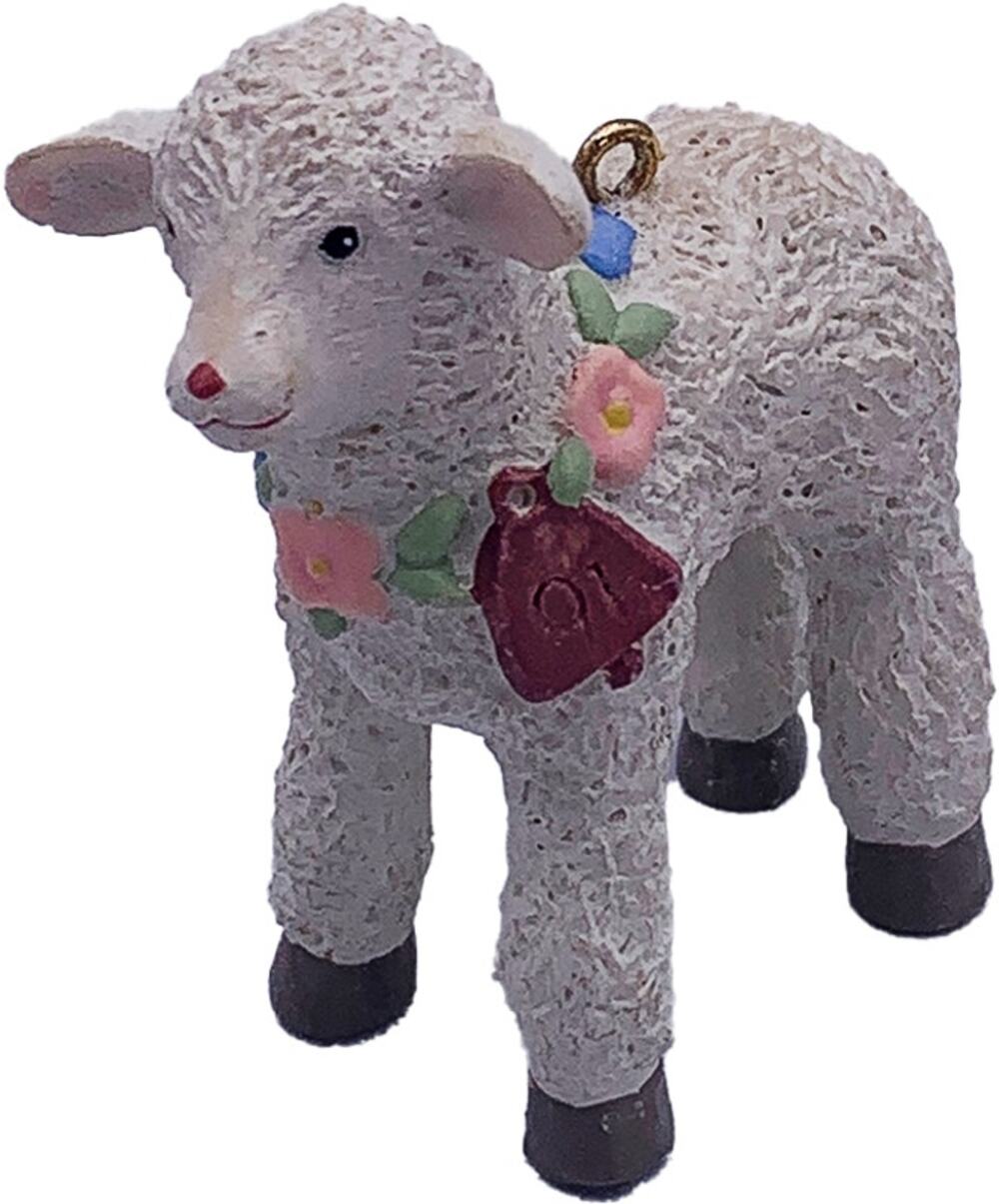 1991 Hallmark Keepsake Easter Collection Gentle Lamb Hand-Painted Ornament